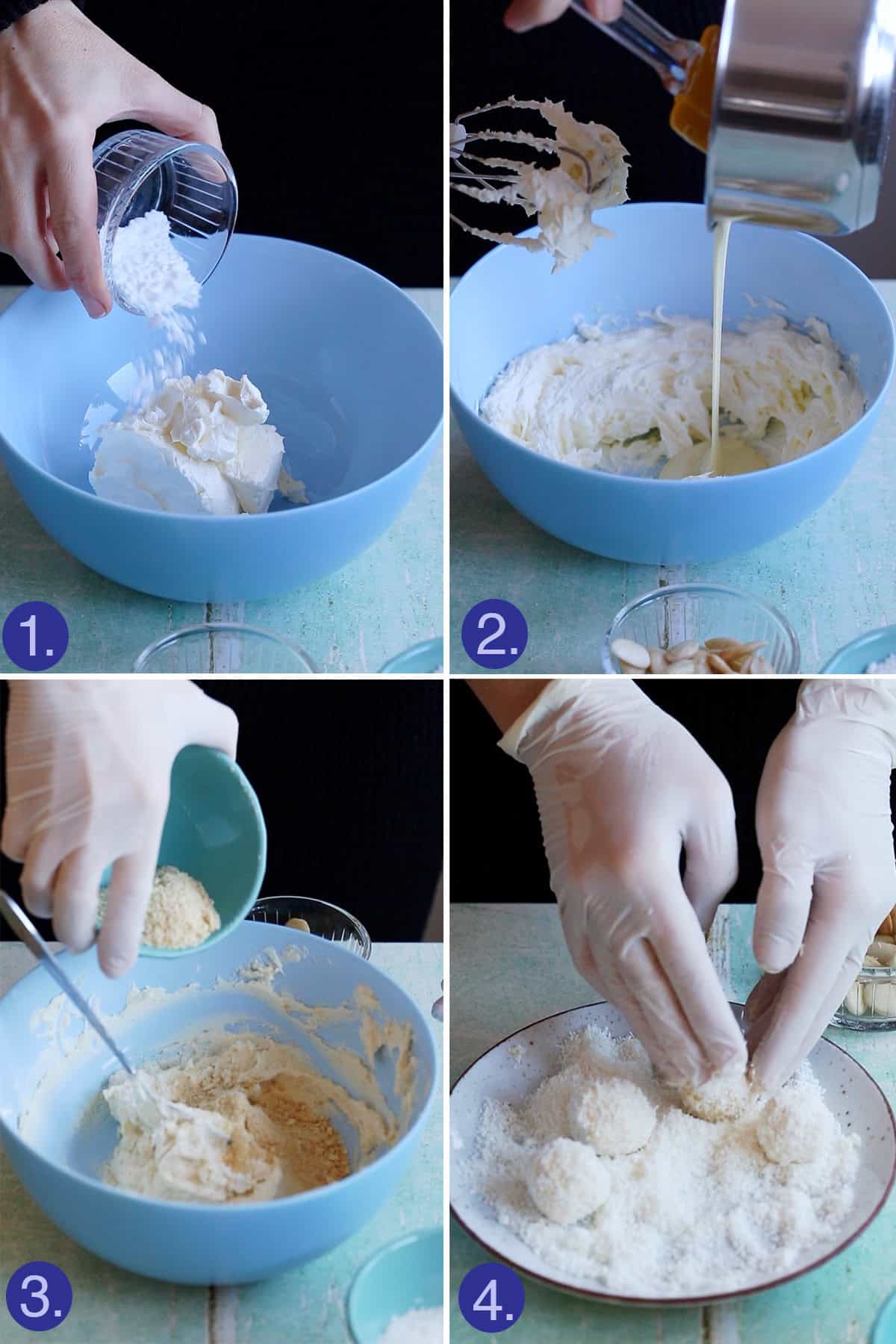 steps to make the truffles