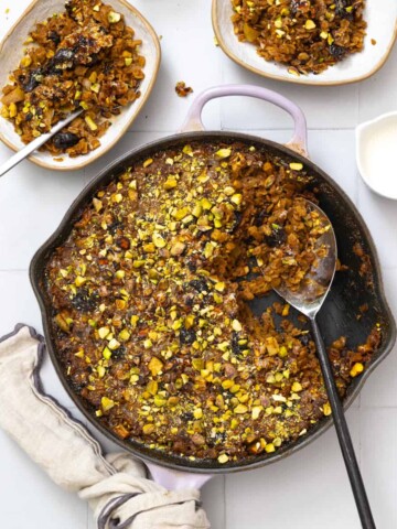 Baked Prune Apple Oatmeal Brûlée by Baking The Goods