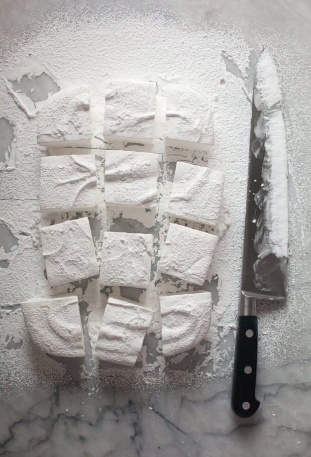 Square marshmallows | how to make homemade marshmallows | photo by Zoë François