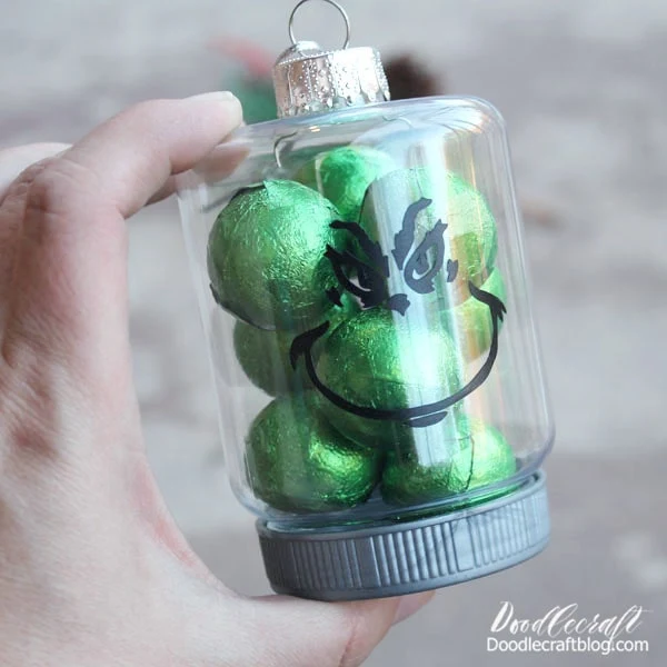 Make a Grinch ornament and share it on social media! Tag @doodlecraft so I can see it and cheer you on!