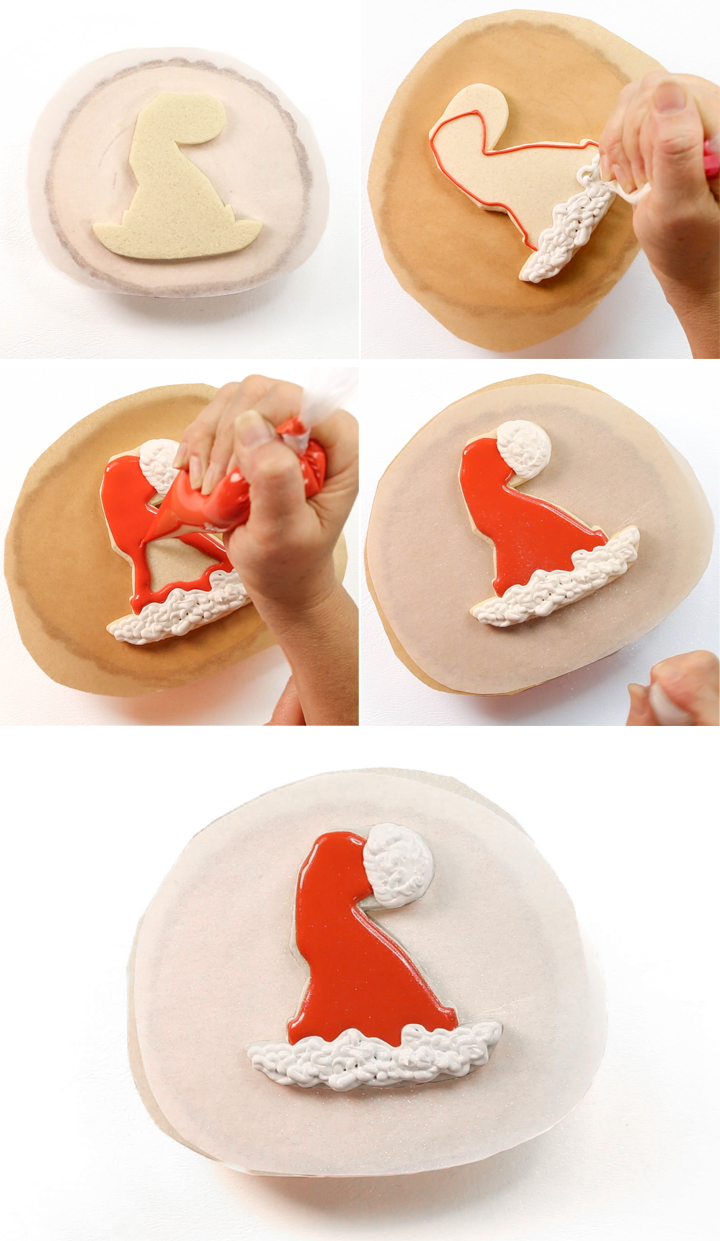 Santa's Hat, Santa's Hat Cookies, Santa Hat Cookie Cutter, Witch Hat, Witch Hat Cookies, the Bearfoot baker