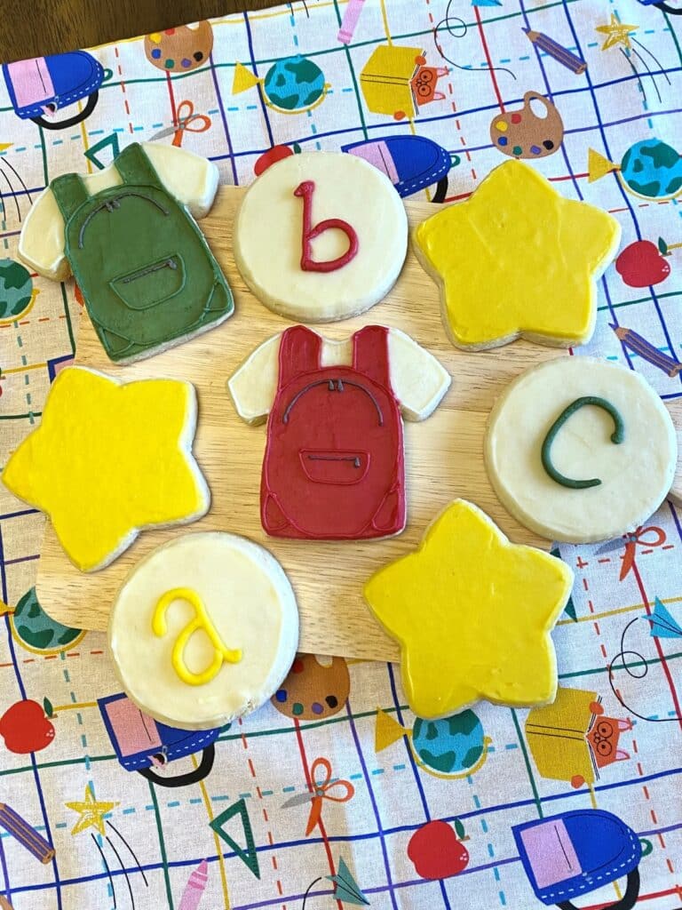 back to school dye free cookies