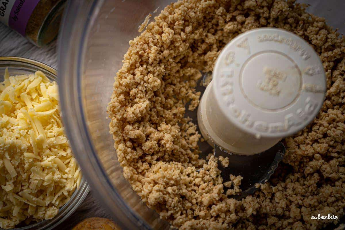 water added to dry pastry mixture