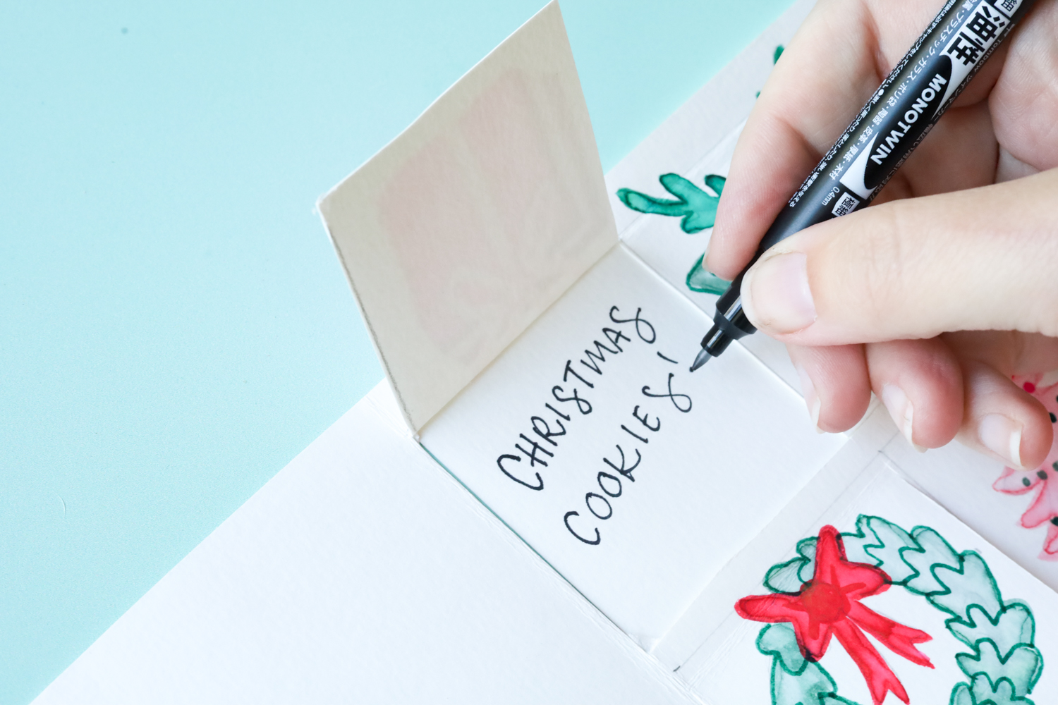 Write out a Christmas Activity for each of the 12 days of Christmas in your DIY Advent Calendar. Visit blog.tombowusa.com for the full diy!