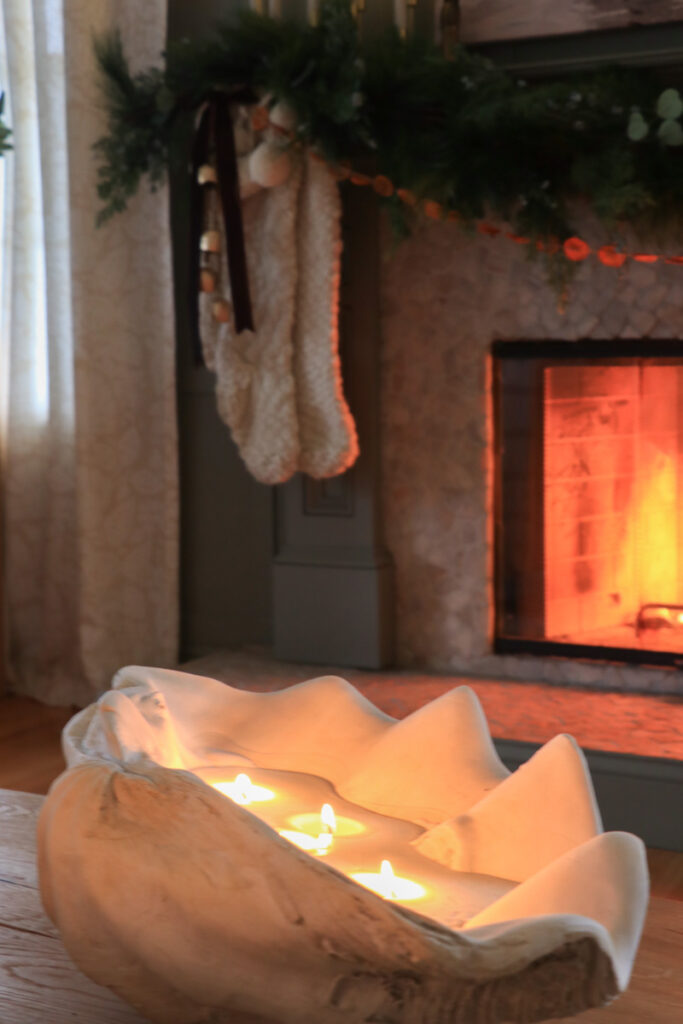 DIY Clam shell Candle. Coastal Niece Christmas Holiday Housewalk. Jennifer O'Brien City Farmhouse.