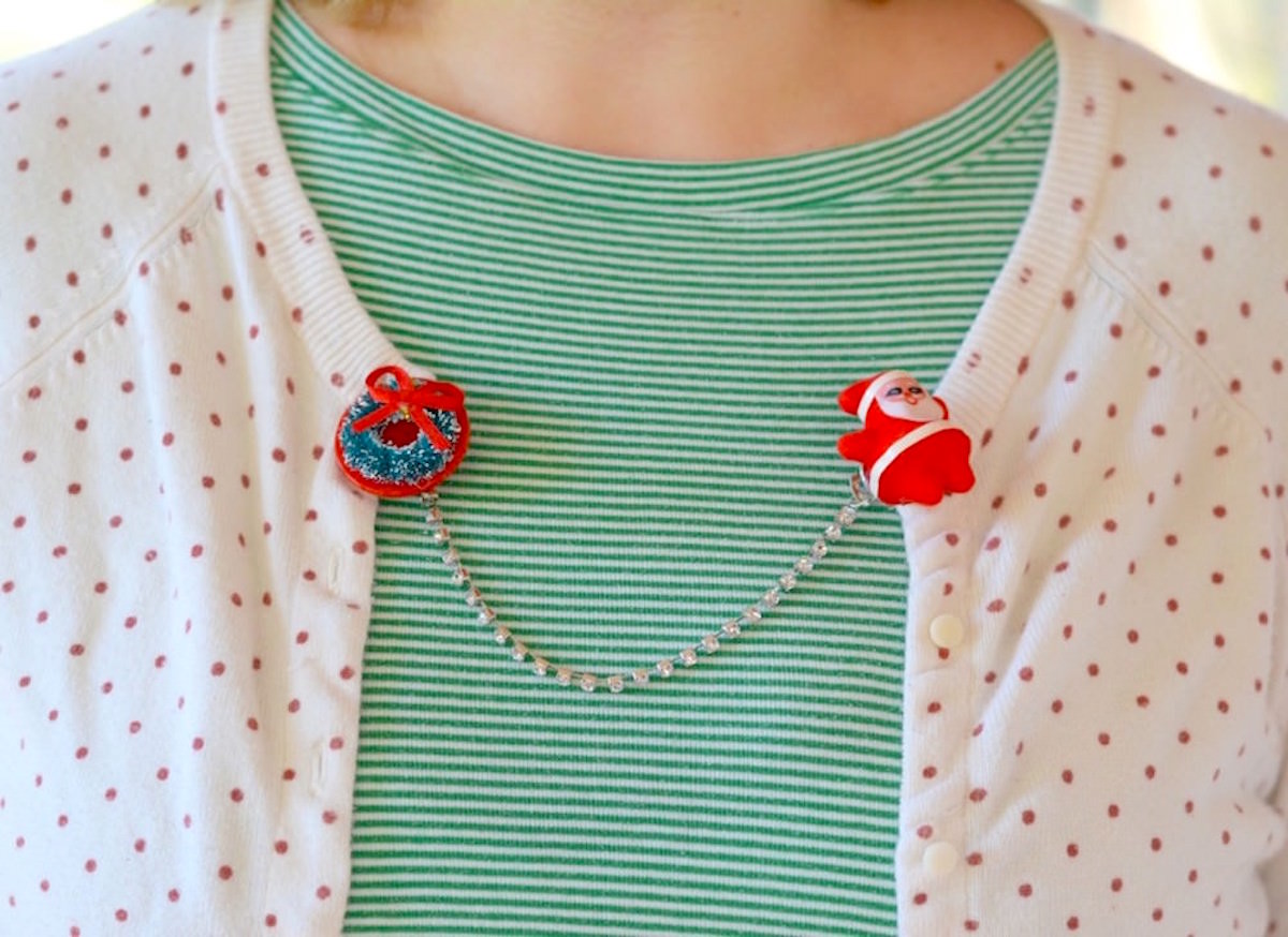 Christmas sweater clips