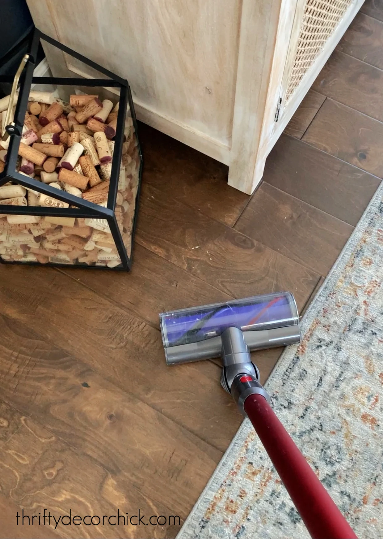 small hardwood nicks and scratches