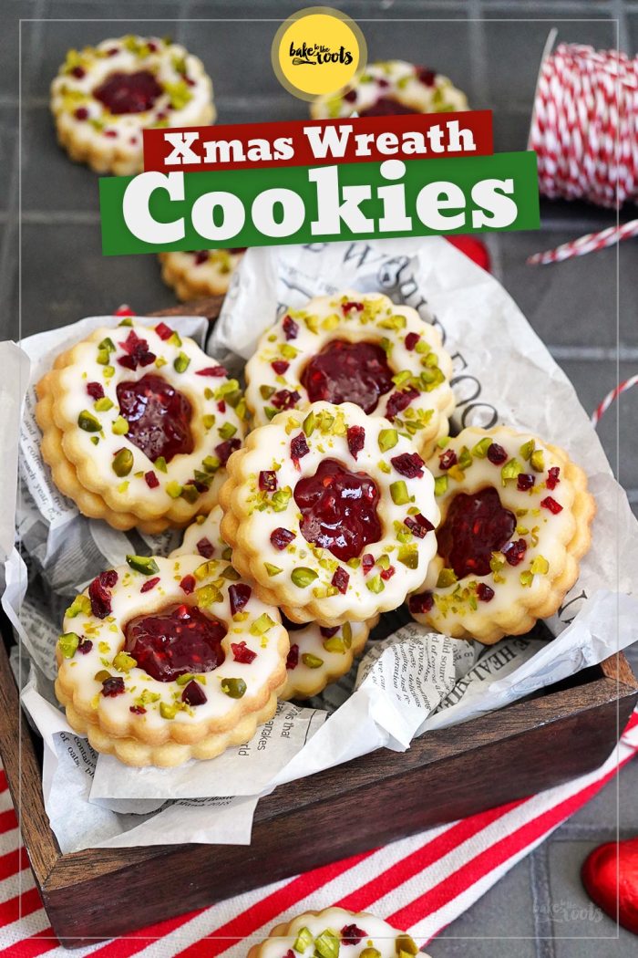 Xmas Wreath Cookies | Bake to the roots