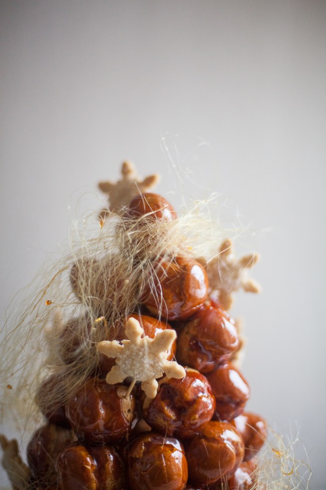 Christmas Croquembouche | ZoeBakes photo by Zoë François