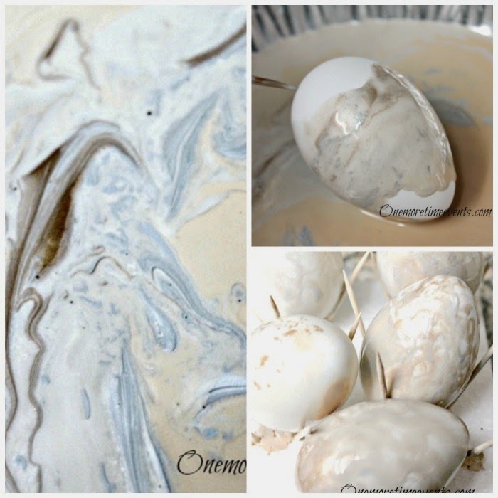 Spring Easter Flowers Egg Decorations :: How to make metallic marbled eggs recipe :: finecraftguild.com Spring Easter Flowers Egg Decorations :: How to make metallic marbled eggs :: finecraftguild.com