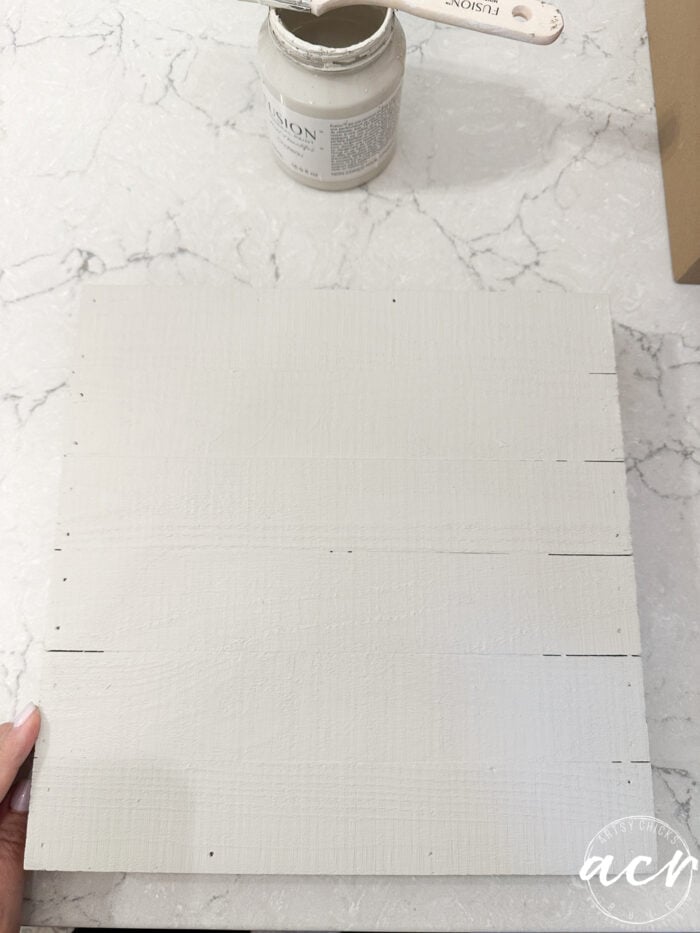painted board of sign