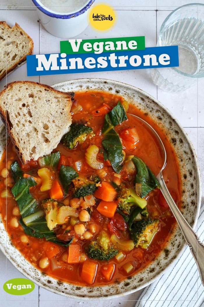 Minestrone mit Mangold (vegan) | Bake to the roots