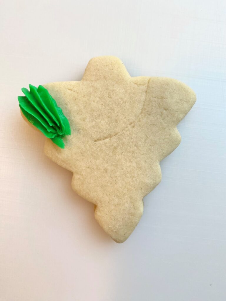 sprinkle christmas tree sugar cookies