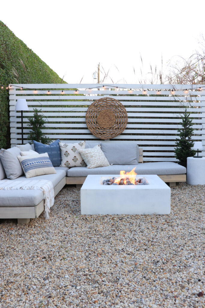 My New Portable Hot Tub the Oslo by Mspa. City Farmhouse by Jennifer O'Brien. The Lubek outdoor sectional from Article.