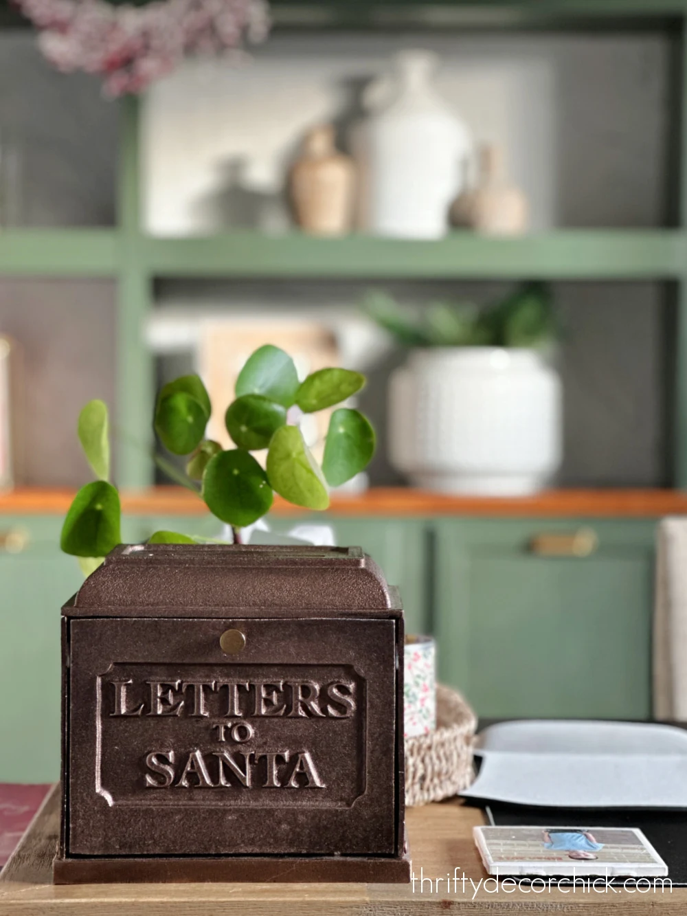 bronze Letters to Santa box