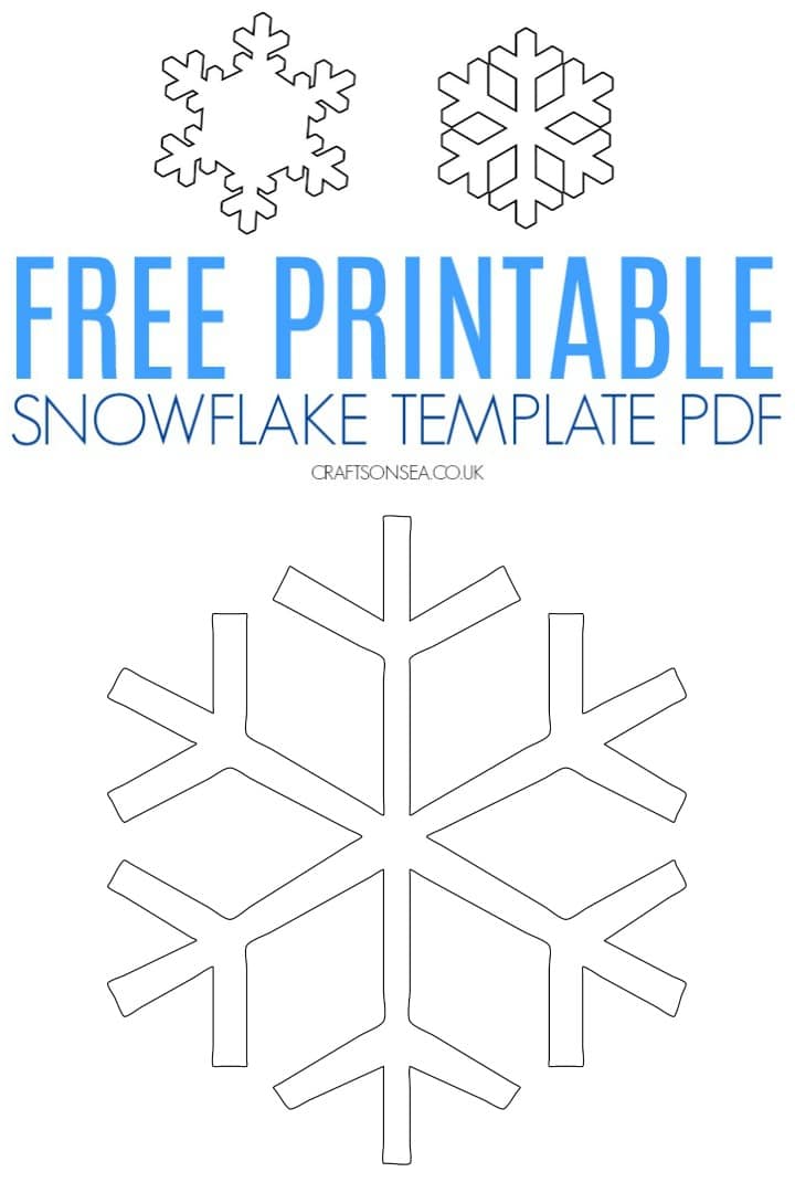 snowflake template pdf