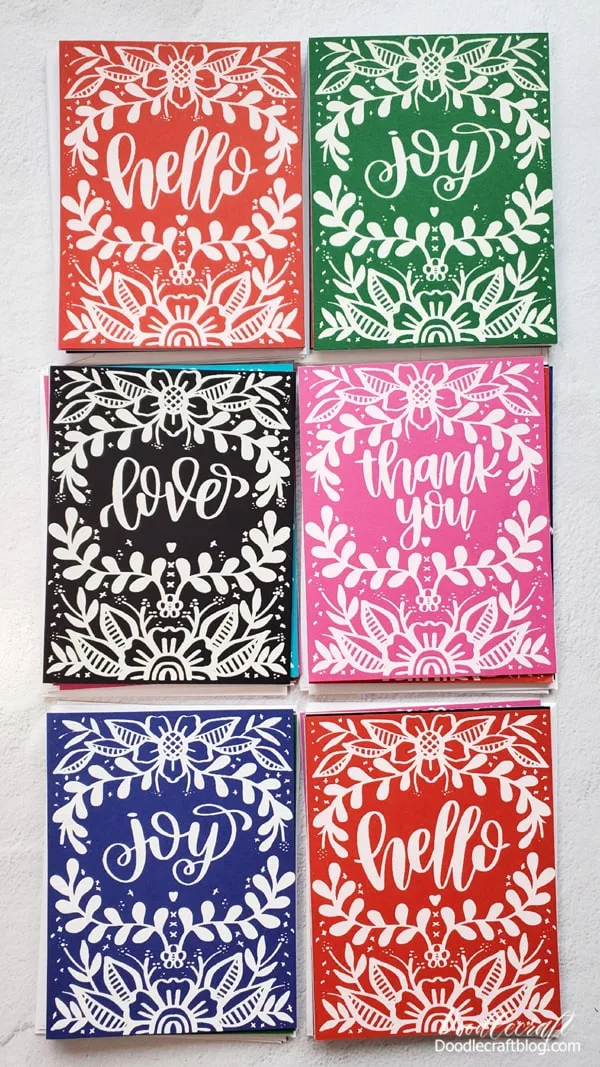 DIY Screen Printing Holiday Cards (Make with xTool) DIY Screen Printing Holiday Cards (Make with xTool) Learn how to make a bunch of cards easily using xTool Screen Printing system. Silk screening on paper is easy, inexpensive and a great way to mass produce handmade cards. The silk screen paint is slightly raised, giving the cards a wonderful texture. Great way to make a bunch of holiday or Christmas cards, or generic cards that can be giving as thank you's or neighbor and friend gifts!
