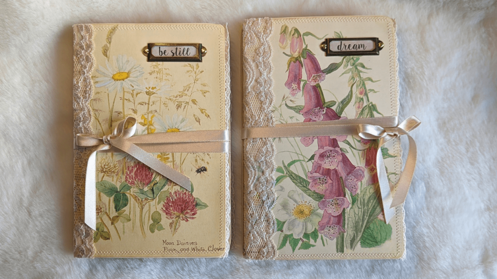 Edith Holden altered file folder journals