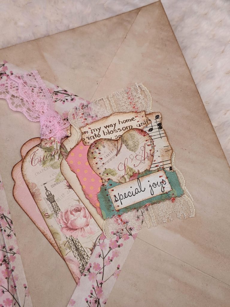 Junk journal snippet embellishment