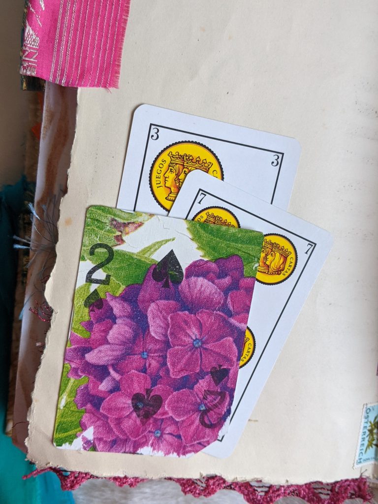 Junk journal tuck spot idea
