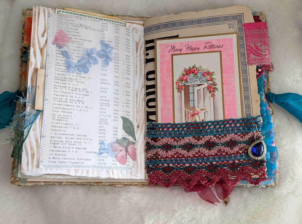 Junk journal tabs example