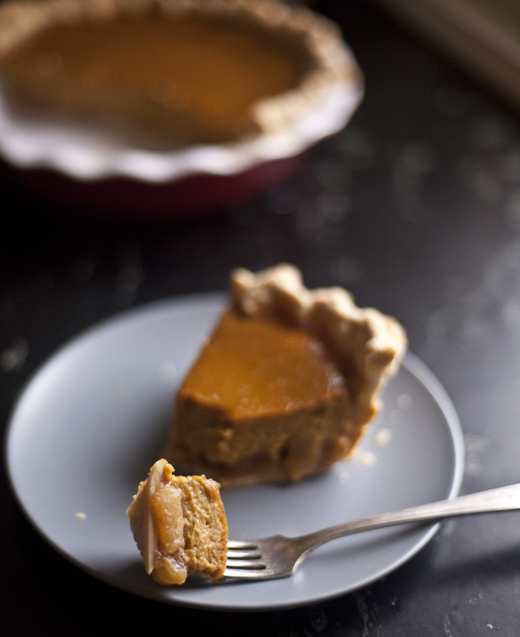 Caramel Apple & Pumpkin Pie | ZoeBakes