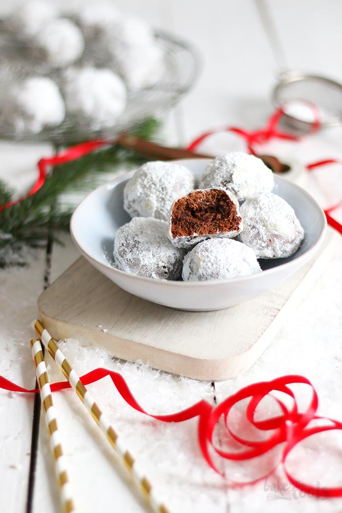 Schoko Schneebälle mit Baileys | Bake to the roots