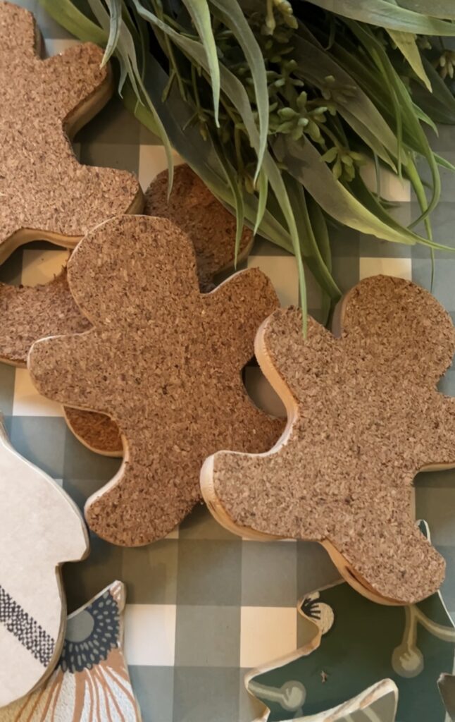Gingerbread Cork Ornaments