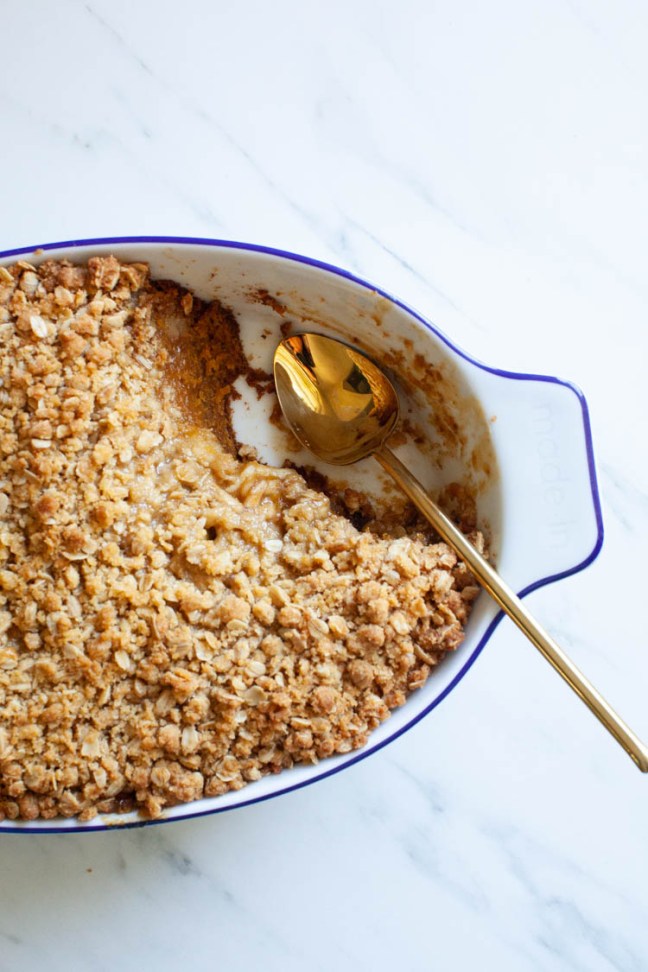 Pumpkin-Apple Caramel Dessert Hot Dish