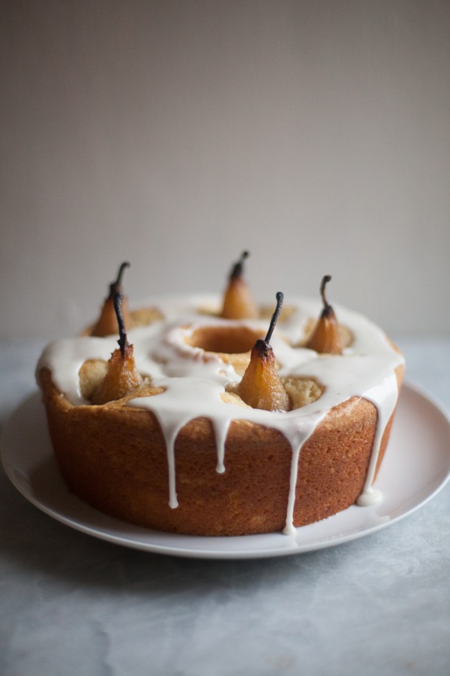 Cardamom Pear Cake | ZoeBakes