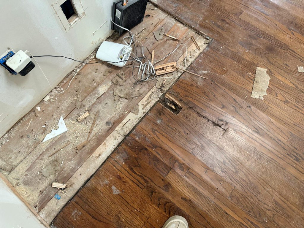 Back To Plan A For The Hallway Floor
