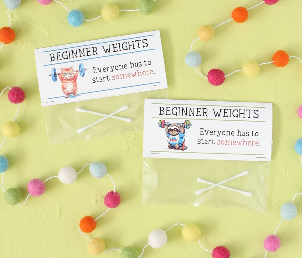 Beginner Weights White Elephant Gift Idea