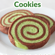 Chocolate Mint Pinwheel Cookies