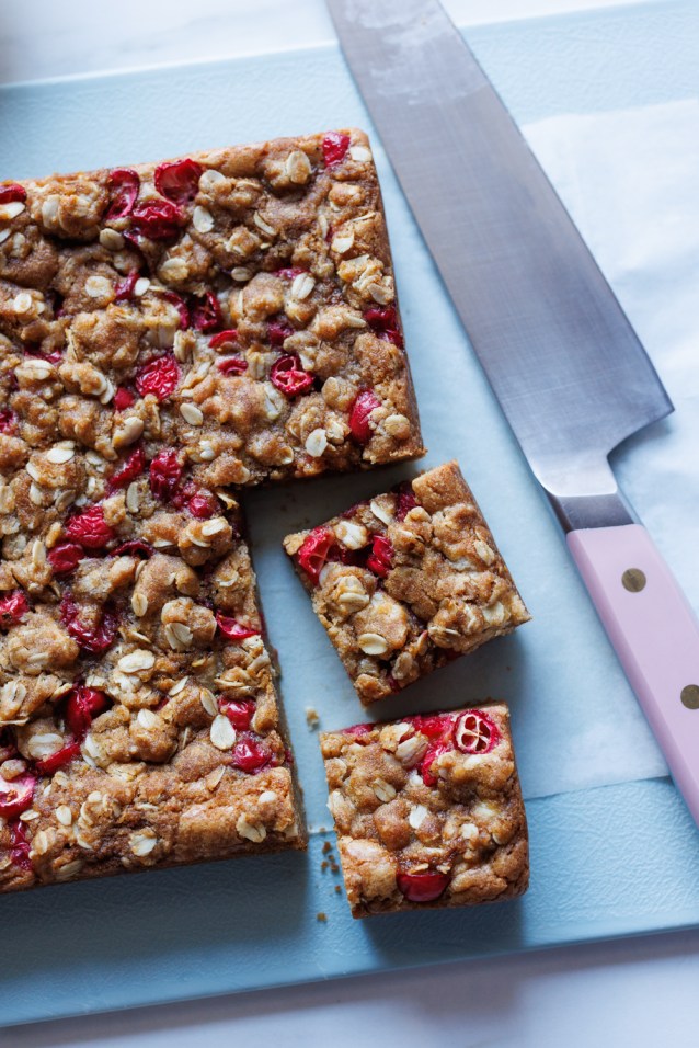 Cranberry Brown Butter Blondies – ZoëBakes