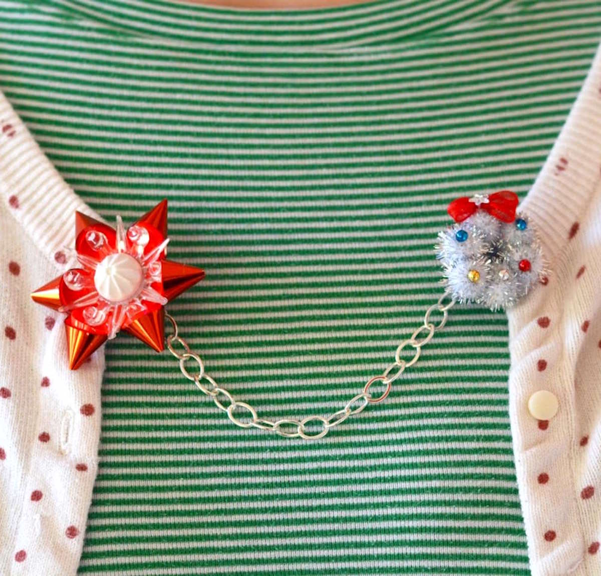 DIY Sweater Clips for Your Vintage Holiday Finest
