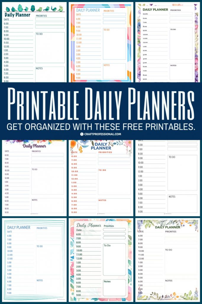Daily Planner Printables