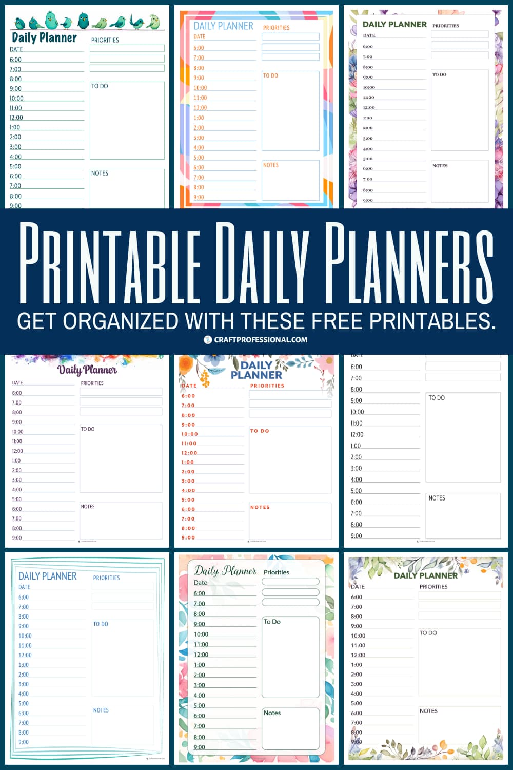 Daily Planner Printables