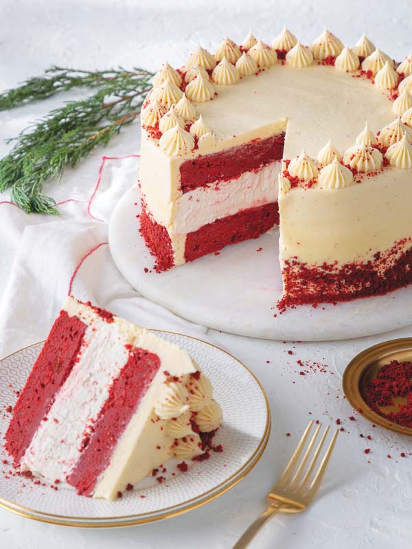Eggnog Red Velvet Cake – Bake from Scratch