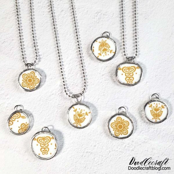 How to Make Corelle Plate Necklace Jewelry DIY!