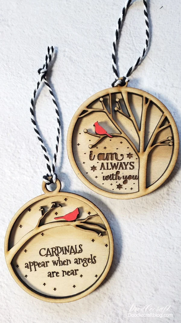 How to Laser Cut Wooden Cardinal Christmas Ornaments How to Laser Cut Wooden Cardinal Christmas Ornaments Cardinals are such a beloved sign of Christmas, a reminder of loved ones long passed and a good omen. Learn how to make laser cut wooden cardinal Christmas ornaments using the xTool S1. Make a bunch of laser cut ornaments for family, friends and neighbor gifts.