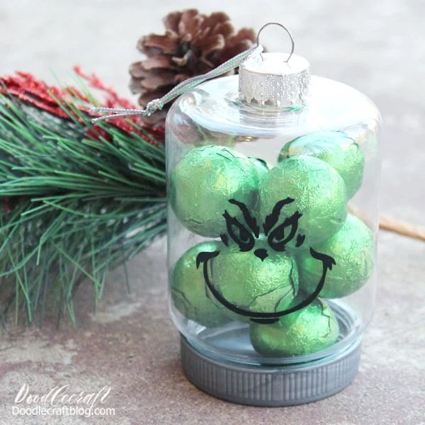 How to Make a Grinch Ornament (Easy DIY with Cricut)