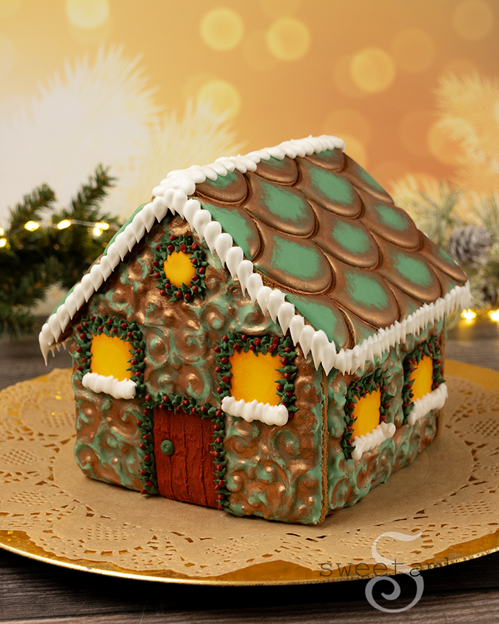 Learn To Make This Beautiful Gingerbread House!
