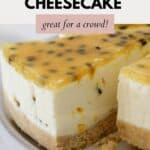 Passionfruit Cheesecake – Bake Play Smile