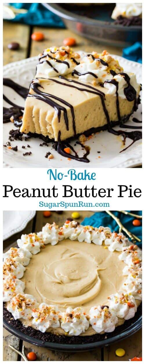Peanut Butter Pie Recipe – Sugar Spun Run