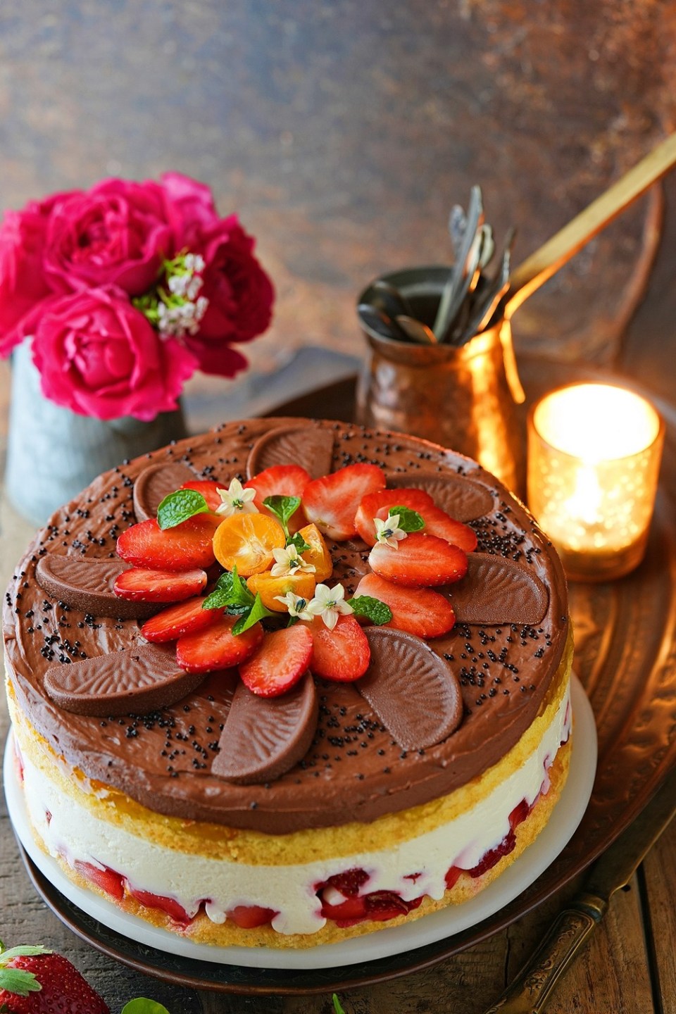 Terry’s Inspired Chocolate Orange Eggless Cake … a celebration of flavours