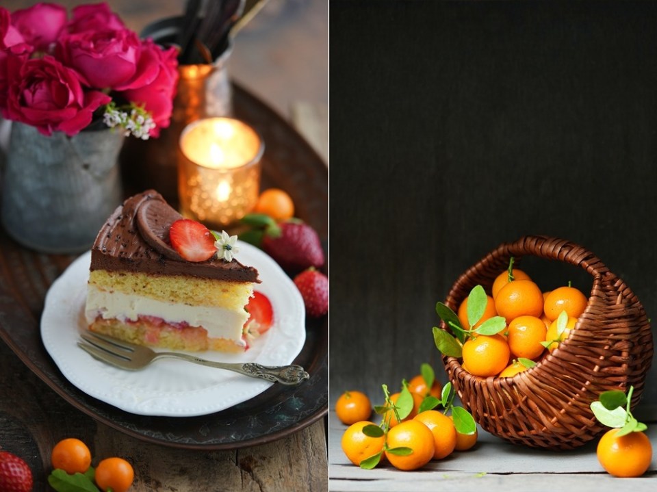 Terry's Inspired Chocolate Orange Eggless Cake ... a celebration of flavours 3 Terry's Orange Inspired Cake Slice