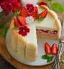 EGGLESS BAKING ... No eggs, no worries. 10 egg free Spring desserts to bake now! 15 Eggless Strawberry Charlotte Cake ... with homemade eggless lady fingers