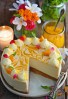 Baked Mango Swirl Cheesecake