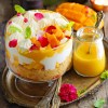 EGGLESS BAKING ... No eggs, no worries. 10 egg free Spring desserts to bake now! 17 Eggless Mango Semolina Coconut Trifle