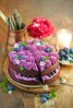 EGGLESS BAKING ... No eggs, no worries. 10 egg free Spring desserts to bake now! 22 Eggless Blueberry Chocolate Cake Recipe with blueberry cream cheese filling & frosting